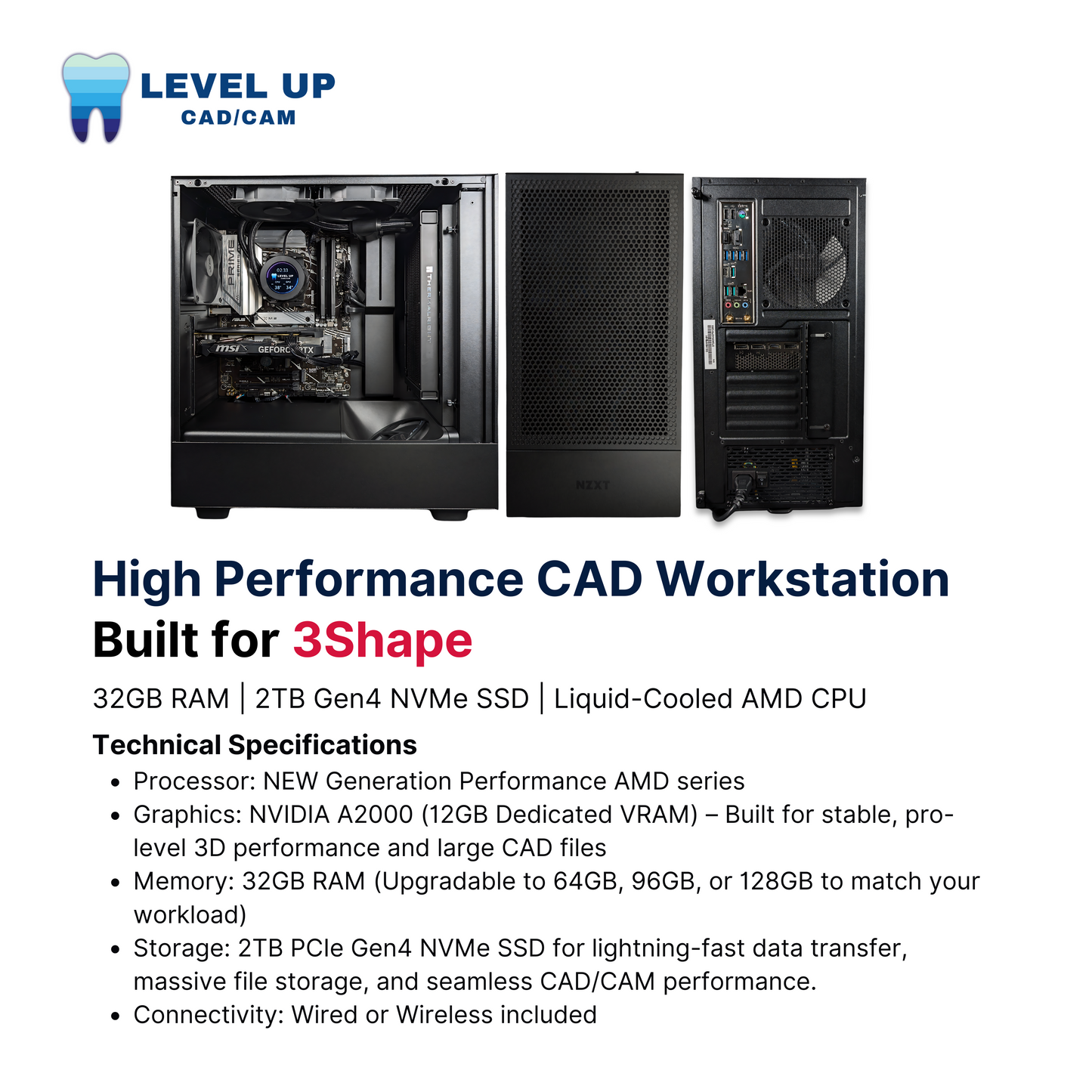 High Performance CAD Workstation Built for 3Shape