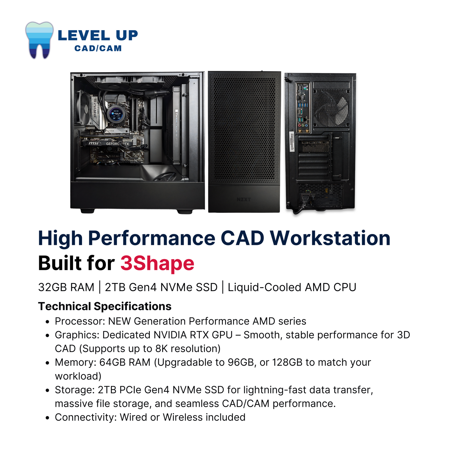 High Performance CAD Workstation Built for 3Shape