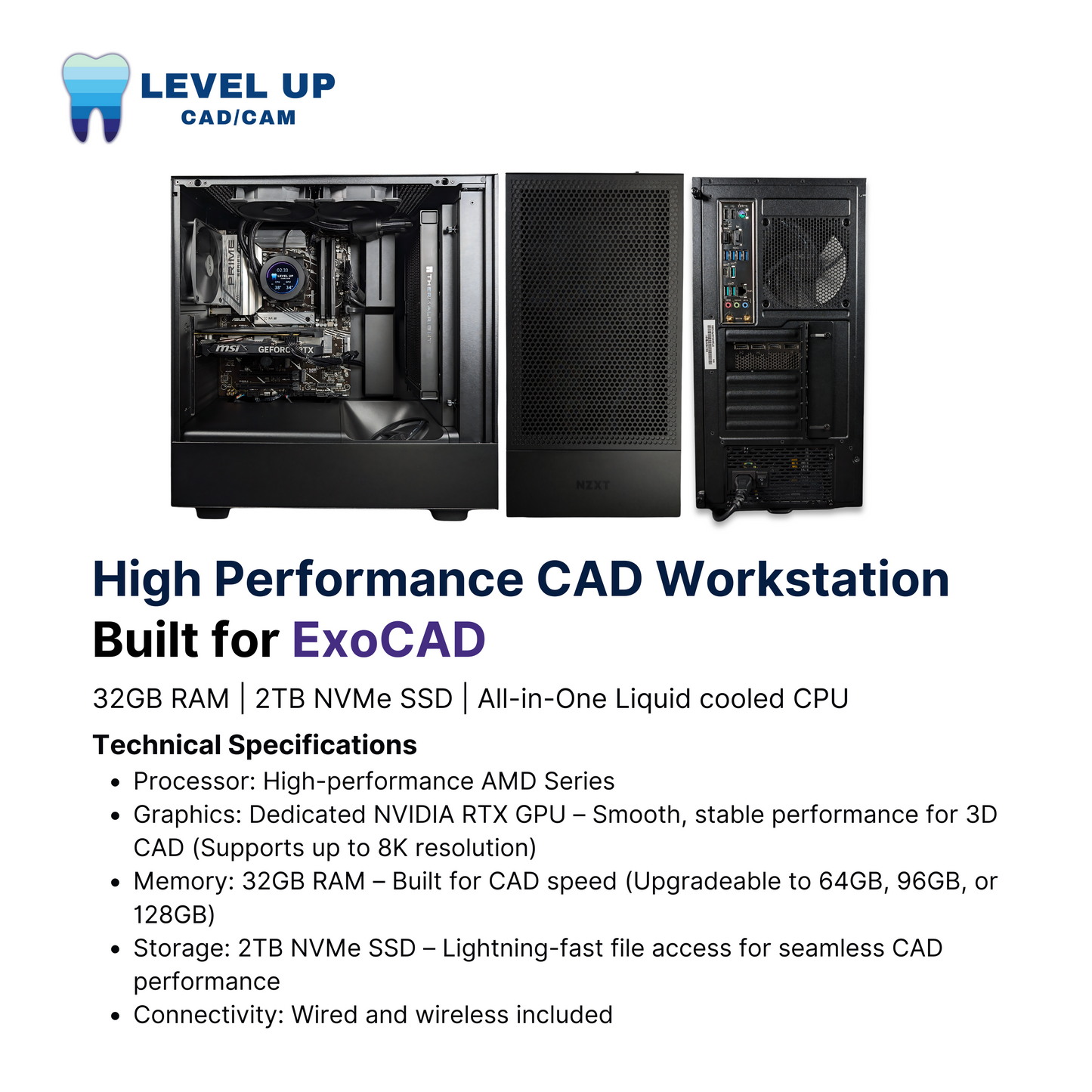 High Performance CAD Workstation Built for ExoCAD