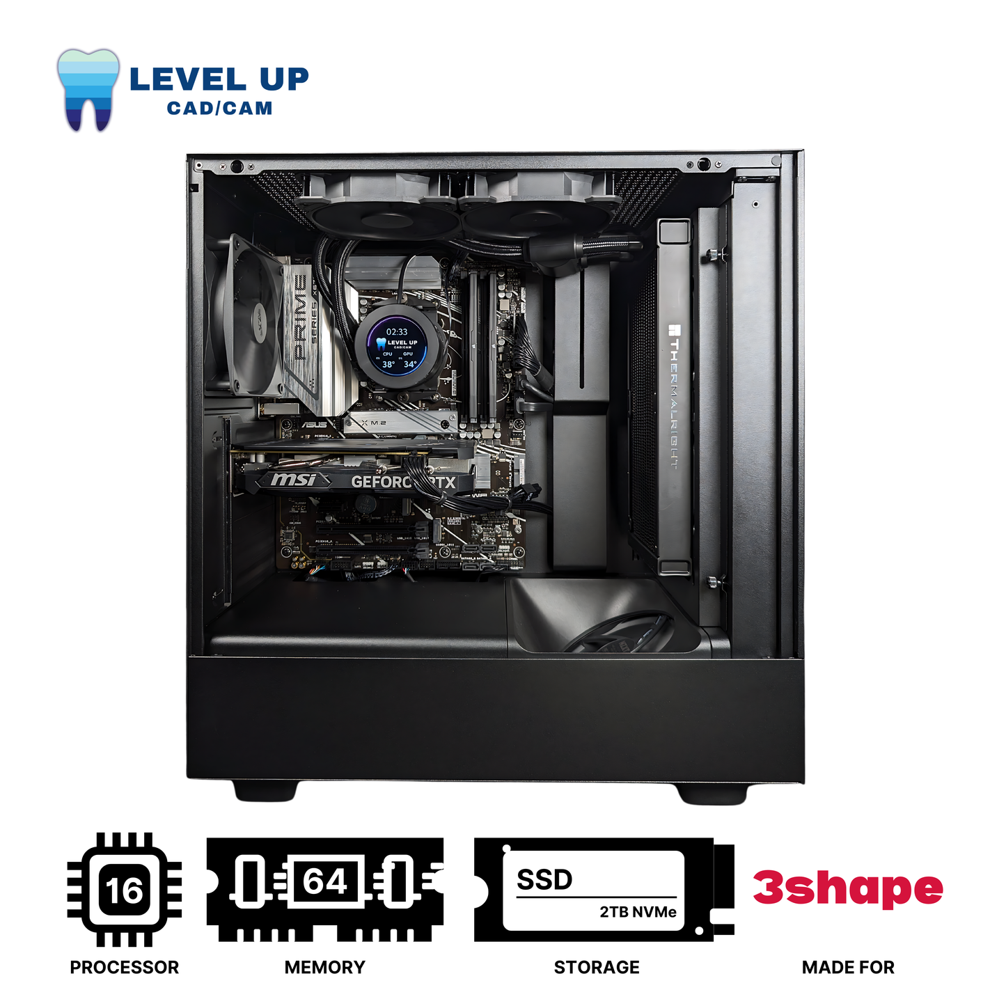 High Performance CAD Workstation Built for 3Shape