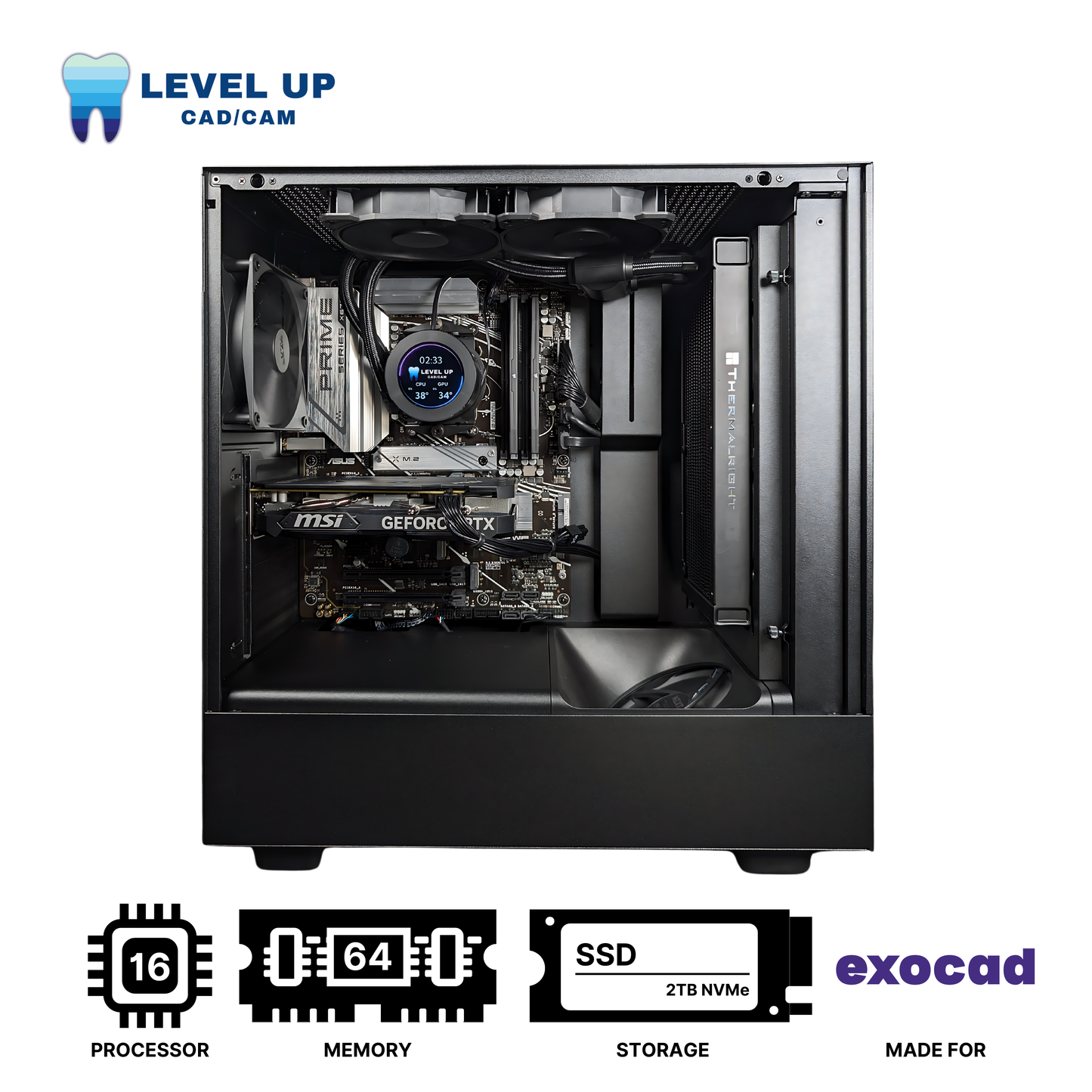 High Performance CAD Workstation Built for ExoCAD